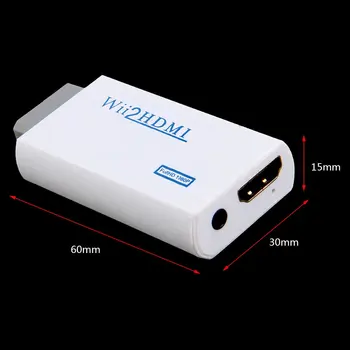 Wii2HDMI-suderinama 3.5 mm Audio Box, Wii-link Nintendo Wii su HDMI-compatible1080p Konverteris Adapteris TNS-865