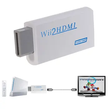 Wii2HDMI-suderinama 3.5 mm Audio Box, Wii-link Nintendo Wii su HDMI-compatible1080p Konverteris Adapteris TNS-865