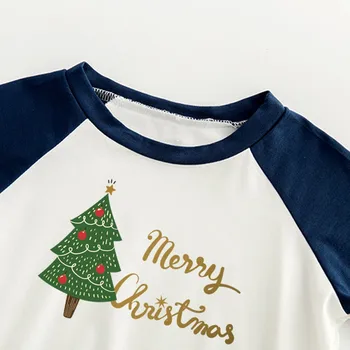2020 Šeimos Kalėdų Pižama Nustatyti Suaugusiųjų Vaikų Pižamos Medvilnės Baby Romper Šeimos Sleepwear Kalėdos Šeimos Derinti Drabužius Karšto