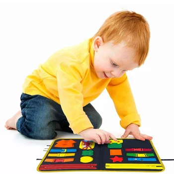 Užimtas lentų Vaikų Mokymo Ugdymo Jutimo Valdybos Sagtis Manė, Mokymosi Žaislai