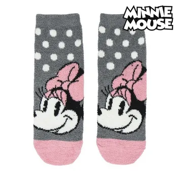 Non-slip Kojinės Minnie Mouse 74473 Pilka