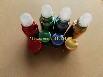 2500pcs/daug 5ML UV stiklo kvepalų butelių, Metalo roll kamuolys karoliukai kosmetikos butelis 5 spalvų