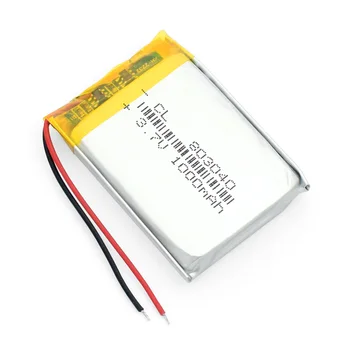 Įkraunama ličio baterija 3.7 V, 1000mAh 803040 Ličio polimero baterija MP4 MP5 GPS PSP mobile Pocket PC e-knygų 