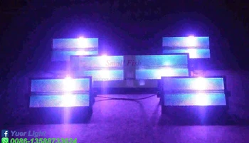 10vnt/Daug 144Pcs SMD5050 RGB 3IN1 DMX Strobe Flash Šviesos LED Scenos šviesos Juosta KTV Šalis DJ Įranga DMX512 Scenos Šviesos Poveikis