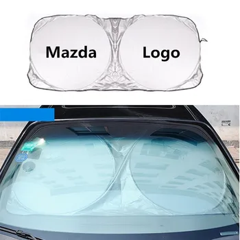 Automobilių Stiklų skėtį nuo saulės Priekinio Lango Saulė Pavėsyje Automobilio priekinio Stiklo Antveidis Padengti Mazda 3 Axela 6 Atenza CX-3 CX-5 CX3 CX5 CX 3 CX 5