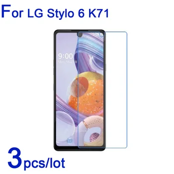 Dėl LG Stylo 6 K71 LCD apsauginę plėvelę,3pcs/daug Minkštas Ekrano Apsaugų, Skaidrus/matinis/Nano Sprogimų Apsauginės plėvelės