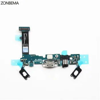 ZONBEMA 5vnt USB Įkrovimo lizdas Flex Kabelis Samsung Galaxy A5 (2016 m.) A510F USB Įkroviklio Jungtį Flex Kabelis Dalys