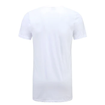 Nauji Drabužiai, vyriški Juoda Balta marškinėliai Hip-Hop Trumpas Rankovės ūdomis Reguliariai t-shirt Pusėje Užtrauktukas O-kaklo streetwear Vyras marškinėliai