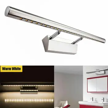 5W 21 LED Siena Šviesos Vonios Veidrodis Šiltai balta /Balta Washroon Sienos Lempos Šviestuvai Aliuminio Boby & Nerūdijančio Plieno