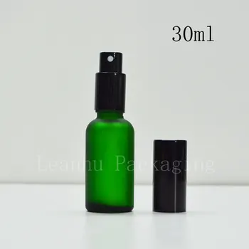 Žalia 30ml matinio kvepalų butelių aliejaus buteliai didmeninė butelį, diegimo taškų išpilstymo bauda rūkas purškimo butelis