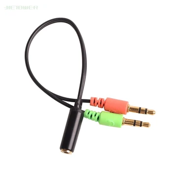 Aukštos Kokybės 3,5 MM Pratęsimo Ausinės Ausinių Audio Splitter Cable Adapter Moterų ir 2 Vyrų Didmeninė AUX Kabelis 100VNT/DAUG