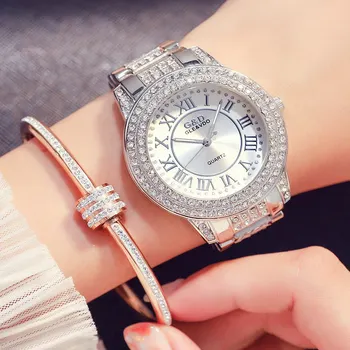 G&D Žiūrėti Moterų Prabangos Prekės Ženklo Mados Atsitiktinis Ponios Aukso Laikrodis Kvarcinis Paprastas Laikrodis Relogio Feminino Reloj Mujer Montre Femme