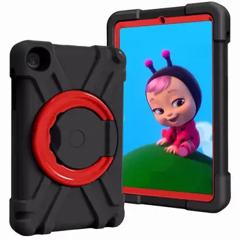 360 Rotatio Vaikai Case For Samsung Galaxy Tab 8.4 2020 SM-T307 Dangtis atsparus smūgiams Minkštas EVA Stovėti Atveju 