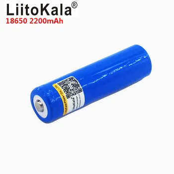 LiitoKala 18650), 3,7 V 2200mA Įkraunama ličio baterija Šviesos Žibintuvėlio baterijos LED šviesos baterijos + Nurodė