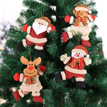 Kalėdų Eglutė, Kalėdų Senelis, Senis Besmegenis Briedžių Lokys Pakabukas Kalėdų Medžio Kabo Ornamentu Vaikams, Dovana, Namų, Atostogų Apdaila