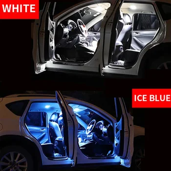 10vnt Automobilių Reikmenys Naujas Xenon WhiteLED Lemputės Paketo Komplektas-2017 Nissan Versa Žemėlapis Dome Kamieno Lempos Šviesos Plokštė