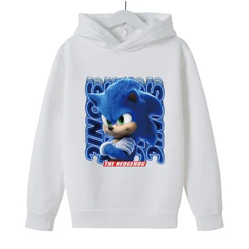 Sonic The Hedgehog Vaikai Hoodies Mergaitėms 2021 Vaikų Palaidinukė Berniukų, Mergaičių Tracksuit kūdikių Puloveris Vaikas Sportwear