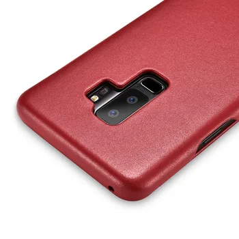 ICARER Aukštos Klasės Prabangos Geriausias Odos Atveju S9 Plus Mados natūralios Odos Flip Cover Case For Samsung Galaxy S9 Plus Atveju