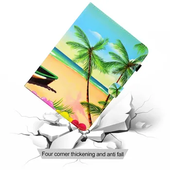 Plonas TPU Odinis dėklas Dviračių berniukas Akvarelė Dramblys Paplūdimio Modelis, Dažytos Tablet Case for iPhone 5 6 8 Cartoon Smart Cover
