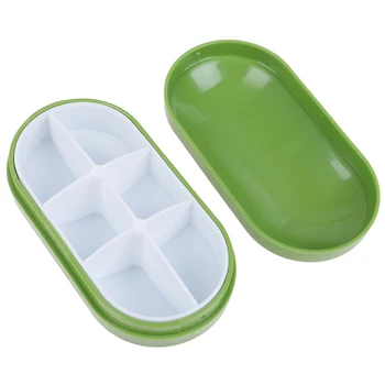 Mini Tabletes, Dėžutę Medicina Atveju Nešiojamų 6 Tinklus Medicina Atveju Keliauti Namo Tabletes Narkotikų Konteinerių Mini Mados Paslaptis Atlicināt
