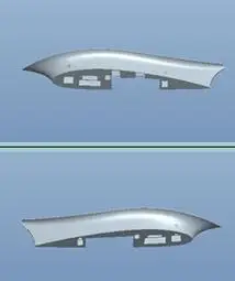 Plastikiniai fiksuotojo bazės prijungimas sparno ir fiuzeliažo HSD Hobis Viper 90mm rc plokštumos modelis