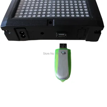 49x6.3Inch Gintaro wifi Programuojamas LED Ekranas, Lenta Verslo ir Laikyti - Geltona Pranešimą
