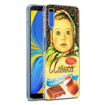 Alenka baras wonka šokolado Samsung Galaxy A9 A8 Star A750 A7 A6 A5 A3 Plius 2018 M. 2016 m. 2017 Skaidrus Telefono dėklas Minkštas Viršelis