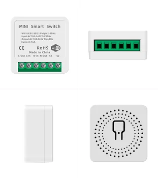 Wifi Smart Šviesos Jungiklis Jungiklis Modulis Laiko Funkcija Smart Gyvenimas/Tuya APP 