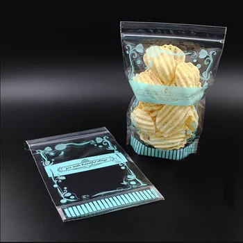 Ferimo 50pcs Kūrybos mielas gėlių modelio ziplock maišą maisto saldainiai dovanų miltelių pakavimo maišelis mažas plastikinis maišelis pakuotė
