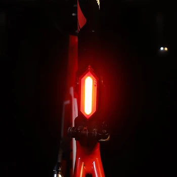 Atsparus vandeniui Dviračių Uodegos Šviesos USB Įkraunamas LED Dviračio Sėdynė Po Šviesos Perspėjimas Naktį Dviračių Nuoma Lempos Dviračio Šviesos