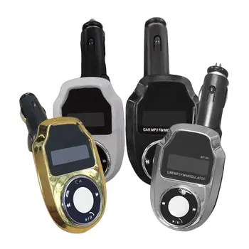 1 Nustato Automobilio Stilius Belaidžio LCD Automobilinis MP3 Grotuvas, Komplektas, laisvų Rankų įranga, FM Siųstuvas Moduliatorius