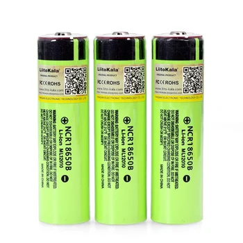 4PCS Liitokala Originalus NCR18650B 3,7 V 3400 mah 18650 wiederaufladbare ličio-batterie Geeignet für taschenlampe batterie (Kei
