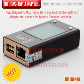 Naujas Originalus Ip Box Sunkiųjų Box įrankis HD Dėžutė Su Isp Adapteris, pilnas actived už lphone Susigrąžinti usercode