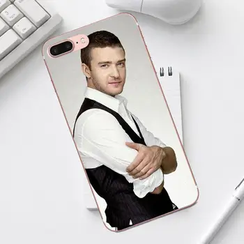 Galaxy Alfa Core Premjero Pastaba 4 5 8 S3 S4 S5 S6 S7 S8 S9 mini krašto Plius TPU Spausdinti Telefono Dangtelį Atveju Naujos Justin Timberlake
