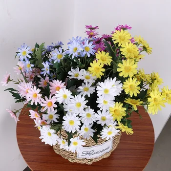 Mini Daisy Dekoratyvinių Gėlių Dirbtinio Šilko Gėlių Šalis, Vestuvių Dekoravimas, Namų Puošimas Gėlėmis accessories augalų