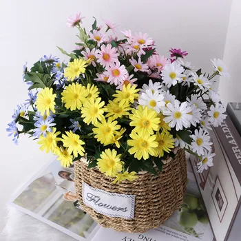 Mini Daisy Dekoratyvinių Gėlių Dirbtinio Šilko Gėlių Šalis, Vestuvių Dekoravimas, Namų Puošimas Gėlėmis accessories augalų