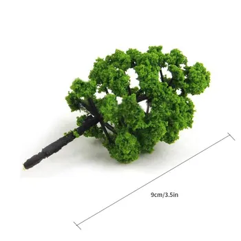 Medžių Kraštovaizdžio Mišrus Modelis Medžio Diorama Medžio Architektūros Traukinio Medžių Geležinkelio Dekoracijos, 