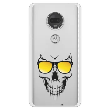 Stendas atveju kaukolė kostiumas piešimo WP014 už Motorola Moto G7/G7 Plius