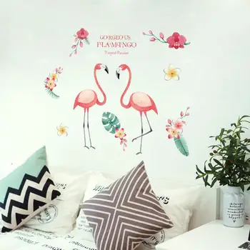 CHZLL 1pc PVC Mielas Flamingo Apdailos Lipdukai, Popieriniai Lipdukai Pack 