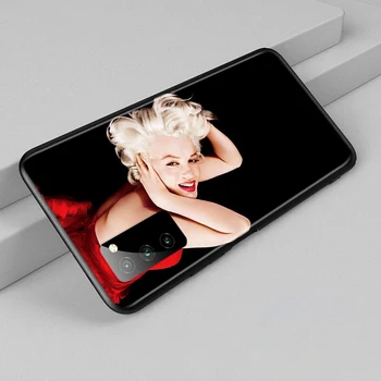 Juodo Dangtelio Seksualus Marilyn Monroe už Huawei Honor 30 20S Pro 10i 9C 9A 9S 8X 9X 10 9 Lite 8 8A 7A Pro Lite Telefono dėklas