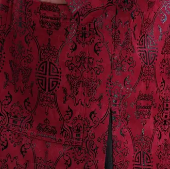 Rudenį, žiemą ilgomis rankovėmis vidutinio amžiaus Kinų tunika kostiumas vyro striukė vyrams švarkas paltai mens Tango kostiumas Kinų stiliaus stovėti apykaklės