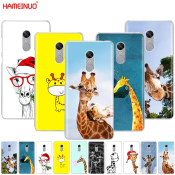 HAMEINUO Mielas žirafa juokingas animacinių filmų Padengti telefoną Atveju Xiaomi redmi 5 4 1 1 2 3 3 pro PLUS redmi 4 pastaba 4X 4A 5A