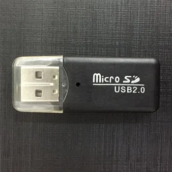 1pc Mini 480Mbps USB, SD/MMC Atminties Kortelės Skaitytuvą, Skirtą Kompiuterį Nešiojamas USB Kortelė