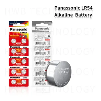 100vnt Originali didmeninė PANASONIC LR54 189 10TN L1131 SR1130 G10 V10GA 389 Alkaline Button Cell Monetos Baterija Nemokamas Pristatymas