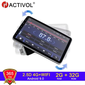 4G WIFI 2G 32G Android 9.1 Automobilio radijo, GPS Navigacija, WIFI universaliųjų Automobilių Stereo Radijo Multimedia Vaizdo Grotuvas 360 Laipsnių Pasukti