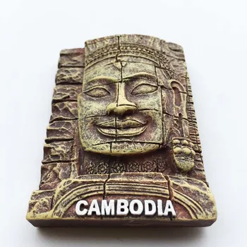 BABELEMI Aukštos kokybės Rankų darbo Kambodžos Angkor Wat 3D Šaldytuvas Magnetai Pasaulio Kelionių Suvenyrai Šaldytuvas Magnetiniai Lipdukai