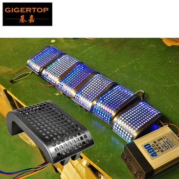 Gigertop TP-E41 Naujas Led Vėžlio Lemputė 10W 36PCS RGB 5050SMD 3IN1 Led Lempas, su pakabinimo Laikikliai, Aliuminio Dangtelis Kompiuteris Kontrolės