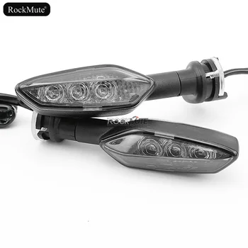 Už YAMAHA FZ16 V-MAX 1700 XT1200Z XTZ1200 WR250X Motociklo LED Priekiniai Priekiniai/Galiniai Posūkio Signalo Indikatorių Lemputė Flash Lempa