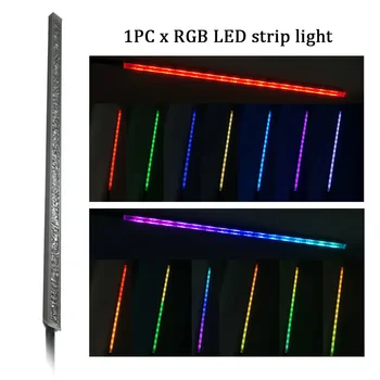 RGB LED Juostelės Šviesos Kvėpavimo PC motininę Plokštę Profesionalaus Apšvietimo Kompiuterio Individualiai Praktiškai Pasiekiama 5V 3pin Antraštė