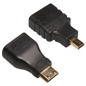 0,5 m Nešiojamų Dydis 3 1. Daugiafunkcinis HDMI Male Vyrų Kabelis + Micro HDMI Adapteris+ Mini HDMI Adapterio Kabelis